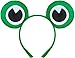 Produktbild Balinco Frosch Haarreif | Haarreifen | Froschaugen | Crazy Frog Headband als Accessoire für das das perfekte Kostüm als Frosch für Erwachsene