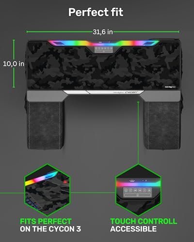 Image of Couchmaster XXL Mouse Pad Camou, 80x25.5cm, Perfect for CYCON, Non-Slip, Premium Microfiber, Ultra-Smooth, Ergonomic Gaming Mousepad