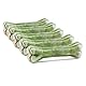 DOGBOSS 100% Natur Kauknochen Hundeknochen, Rinderhaut mit Dental Salbei 5 Stück 17 cm