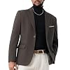 MAGE MALE Men’s Two Button Blazer Casual Sport Coats Solid Color Suit Jacket