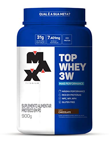TOP WHEY 3W (900G) - MAX TITANIUM - Chocolate