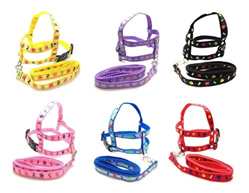 Guia com peitoral nylon para cachorro e gato n°2