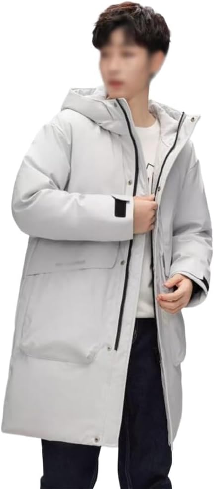 VIDI Long casual fashion sports warm jacket down male winter thick in the long