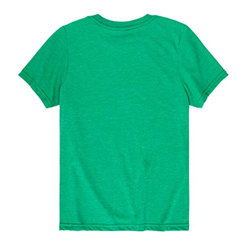 Pete The Cat - with School Stuff - Youth Short Sleeve Graphic T-Shirt - Size Medium Kelly Green
