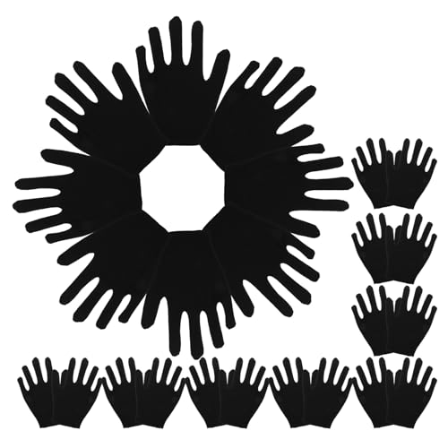 Guantes de algodón lavables Zerodeko, el accesorio negro ideal para joyería y archivado