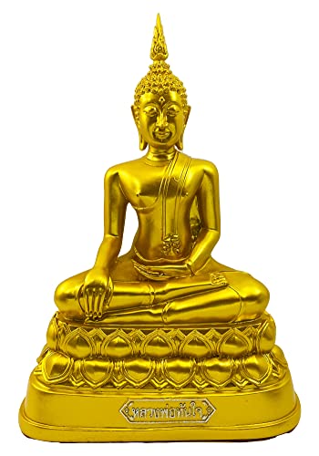 Estatua Buda Dorada de 9 pulgadas para Decoración