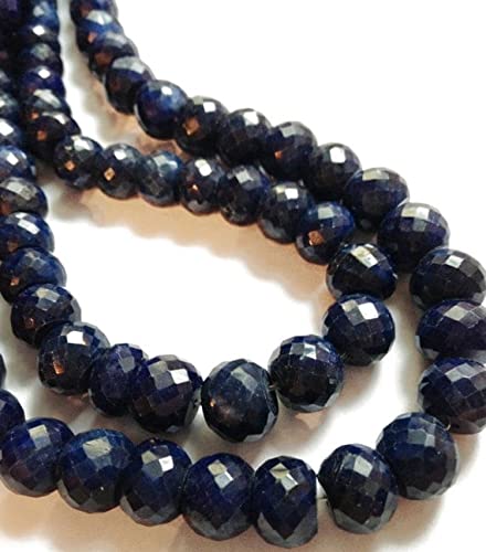 Saphir véritable en rondelles de 8.5mm pour sublimer vos ateliers créatifs de bijoux fait main