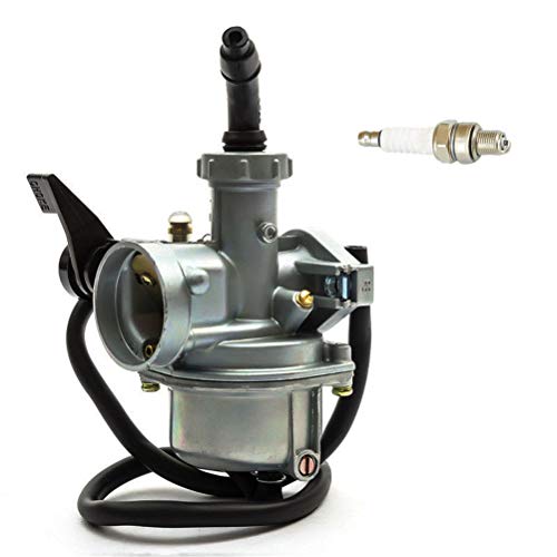 PZ22 Carburetor for 110cc 125cc Dirt Bikes Pit Bike Monkey Scooter ATV Quad Go Karts 22mm Carb with Air Filter Spark Plug by TOPEMAI - Thumbnail 7