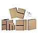 Pagna Pure A4 Ring Binder, Practical 2-Ring Mechanism, Sturdy Grey Cardboard Covered with Kraft Paper