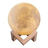 Moon Lamp Galaxy Night Light for Kids, 16 Colors with Stand & Remote & Touch Control & USB Rechargea