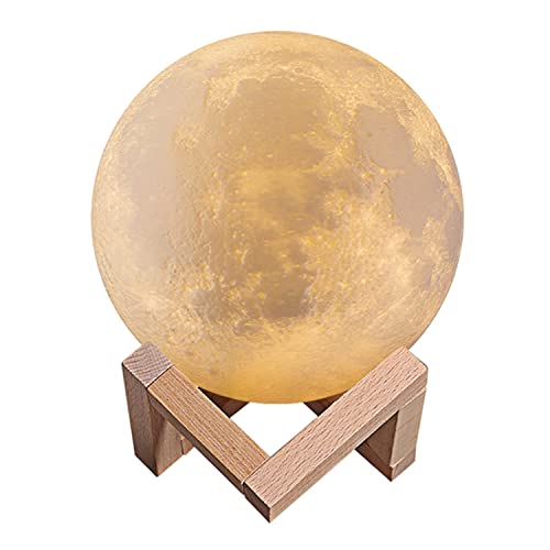 Moon Lamp Galaxy Night Light For Kids, 16 Colors With Stand & Remote & Touch Control & Usb Rechargeable Brightness & Bluetooth Speaker, 3D Printed Lunar Lamp Birthday Gift For Baby Bedroom #TOP4