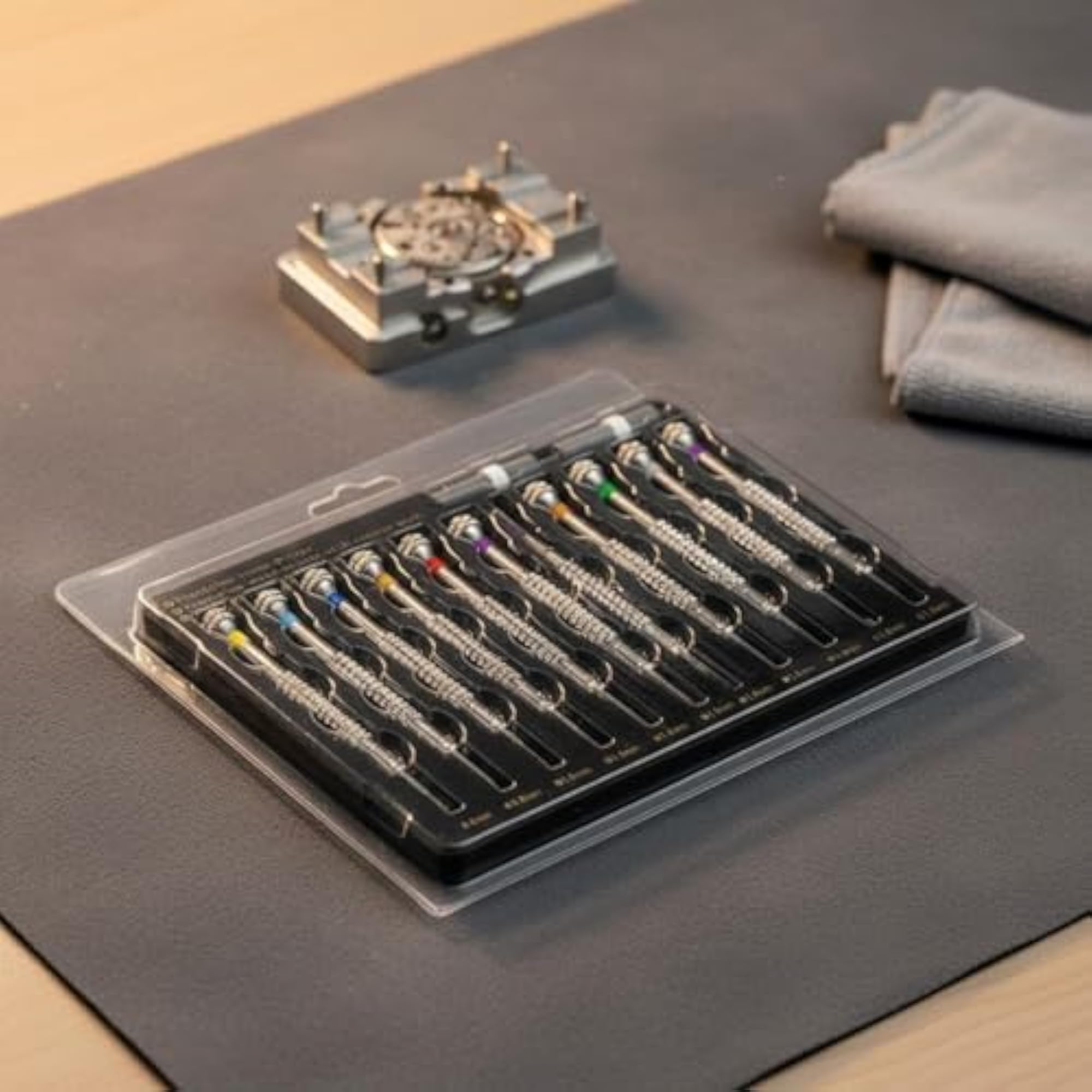 10 Pieces Stainless Steel Watch Repair Screwdriver Set, Rust Resistant