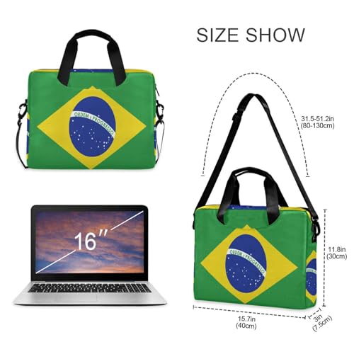 Funda maletín portátil para laptop 15.6" verde miniatura 5