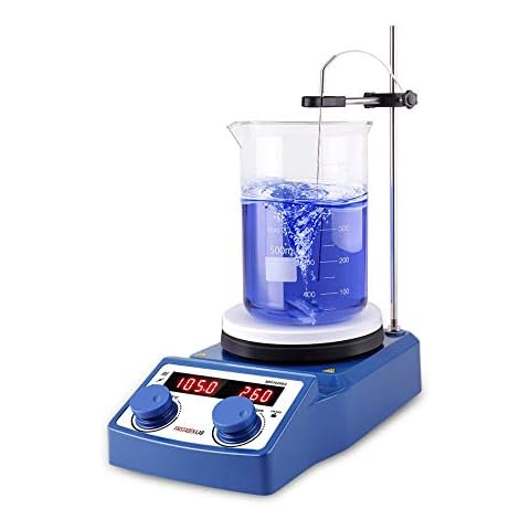 Fristaden Lab Magnetic Stirrer Hot Plate | Heavy Duty | USA Company | 5 L Capacity | Precision Temperature Control Cover