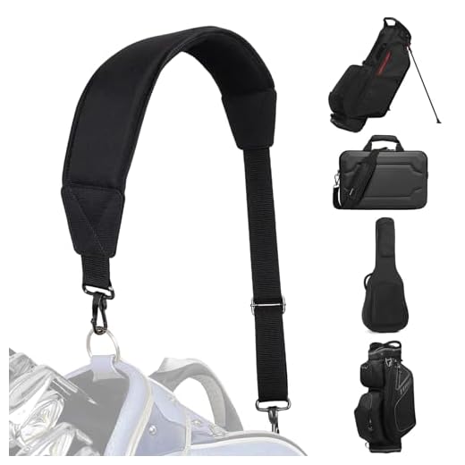 LZFAN Bag Shoulder Strap, Single Padded Adjustable Straps Universal Replacement(All in Black)
