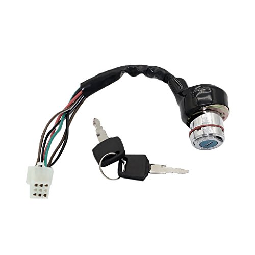 Kesoto Chave de ignição com trava para quadriciclo 150/200/250CC Quad Dirt Bike ATV Buggy