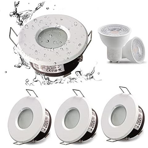 4XSweier Waterproof LED Recessed Ceiling Lights Cover