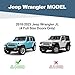 Perfit Liner 6 inch Running Boards & Side Steps Compatible with 2018-2025 Jeep Wrangler JL 4 Door, Jeep Wrangler 4xe, Matte Black Nerf Bars Step Bars(Not for JK Model)