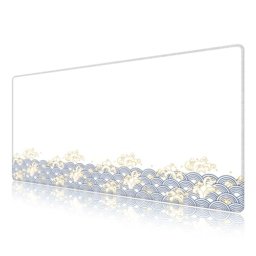 Tapis de souris XXL LL-COEUR antidérapant à surface lisse