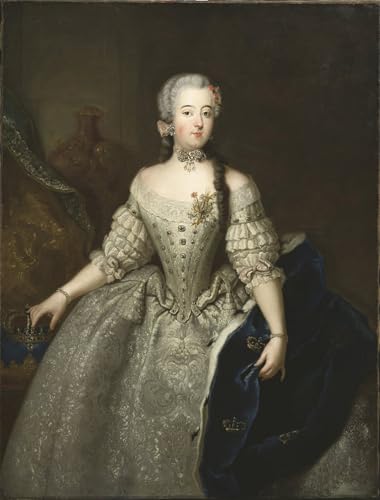 Prints toile peinture murale Antoine Pesne 60x90cm déco salon chic