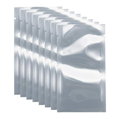 uxcell Antistatic Shield Shielding Bag, Flat Open Top Anti Static Bag for Electronic Devices, 3x5 inch(65x120mm), 100 PCS