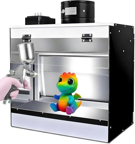 Spray Booth with Waterfall, Airbrush Spray Booth Set with Water C...