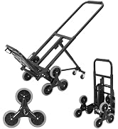 ガービー（Garvee） キャリーカート ハンドトラック 折り畳み 3輪 台車 耐荷重150kg 10つの車輪 軽量 ハンドトラック 補助輪付 静音 荷物運搬 業務用