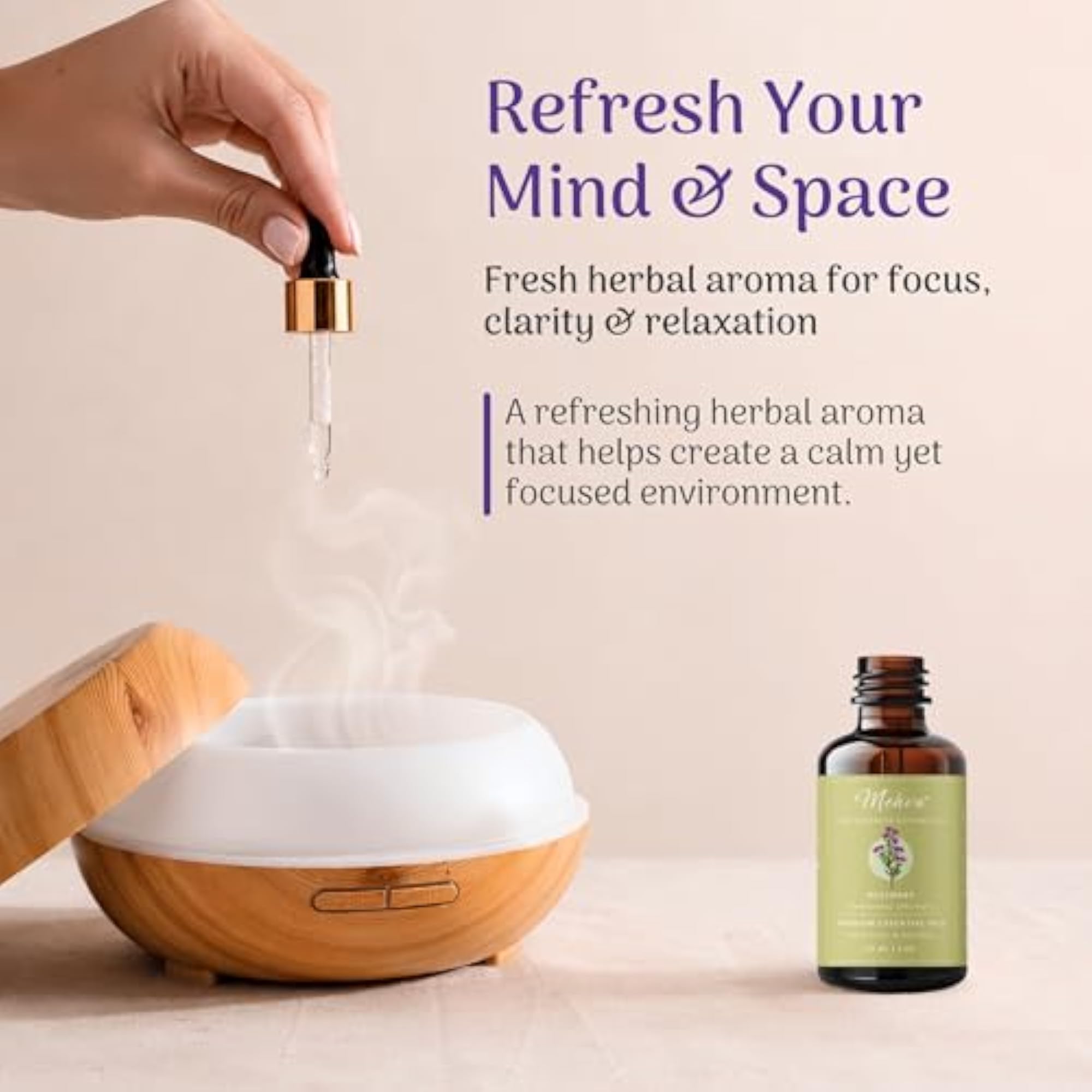 Rosemary Essential Oil for Hair Growth and Nourishment