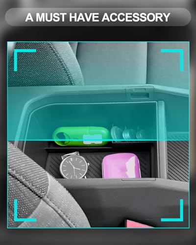 CDEFG Kompatibel mit Kia EV3 2025 2026 Mittelkonsole Armlehne Aufbewahrungsbox Handschuhfach Auto Center Console Organizer Tray EV3 GT Line Zubehör