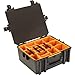 Pelican Vault - V600 Multi-Purpose Hard Case with Padded Dividers for Camera, Drone, Equipment, Electronics, and Gear (Black)
