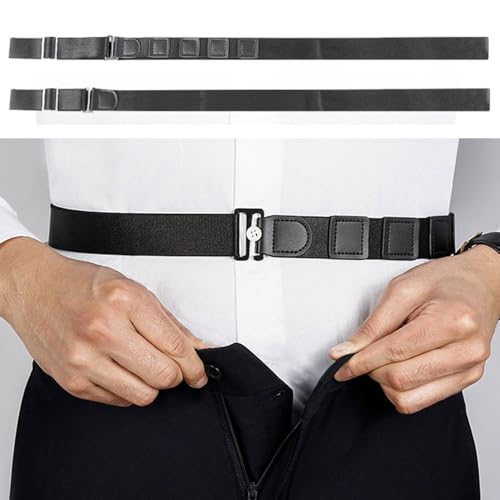 Shirt Stay Belt Non-slip Universal Elastic Shirt Fixed Holder Creative Adjustable Lock Belt For Men Women(02)3
