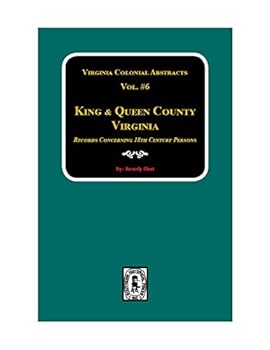 Paperback King & Queen County, Virginia Records. (Vol. #6) Book