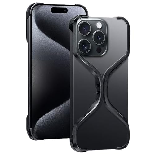 Funda de metal sin marco para iPhone 16 Pro disipacion de calor extrema