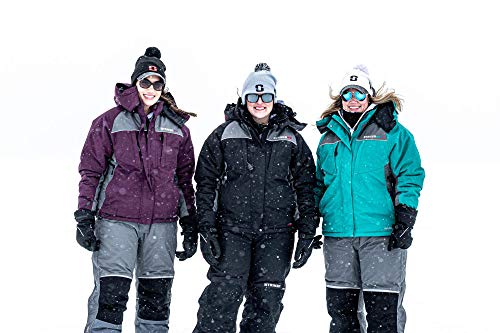 Striker Ice Women's Fishing Cold Weather Waterproof Prism Bibs, Gray, Size 12 #TOP4