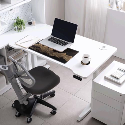 Image of Gaming Mouse Pad 24x12 Desk Mat Gold Mountain Mousepad XL Desk Pad Long Computer Mat Large Mouse Pads for Wireless Mouse Office Work Women