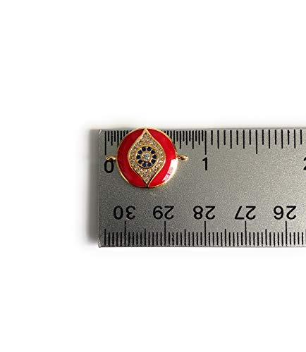 Sifrimania Red Evil Eye Adjustable Sliding Bead Bolo Bracelet Lucky Charms Jewelry For Women Of All Ages (Enamel) #TOP7