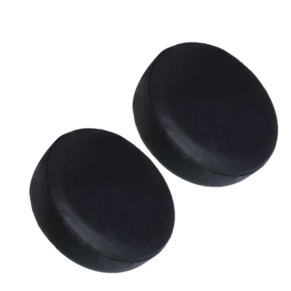 Cubiertas de Llanta de Repuesto 2 Piezas PVC Negro para Vehículo