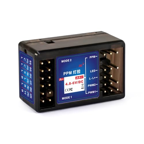 Albapilix ���C�g�R���g���[��DC�W���C�����V�[�o�[PPM 2�`�����l�� 4.8-6V P6/P10F/P10FG���M�@�p RC�J�[ �g���b�N �^���N �{�[�g