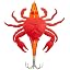 #001 Red Shrimp (Glow)