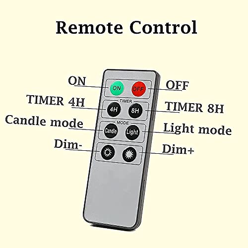 JHY DESIGN Set of 3 Real Wax Flameless Candles 3D Effect LED Candles Flickering Battery Candles with 8-Key Remote Control Timer for Home Wedding Party Kitchen(Pivoted Flame-Shaped Tip)