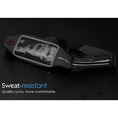 Rhino Valley Running Belt Waist Pack, Water Resistant Sports Fanny Pack For Women Men, Belt Bag With Dual Pockets And Adjustable Waist Strap, Workout Phone Holder For Iphone 14/13 Pro/13/12 Pro/12/11 #TOP1