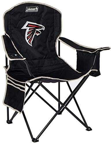 Coleman NFL Cooler Quad Folding Tailgating & Camping Chair with Built in Cooler and Carrying Case, Atlanta Falcons