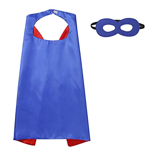 Diffly F024 Kids Fancy Dress Superhero Cape With Mask cover