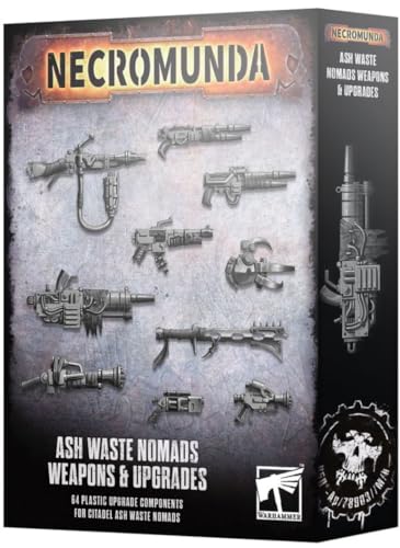 Necromunda Ash Waster Nomads Weapons pack d'armes et améliorations de figurines figurines de choc