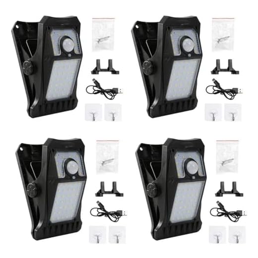 Versatile 4PCS Clip Solar Lights Set