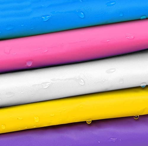 Image of Rain Poncho for Kids Boys Girls - 2 Pack Reusable Waterproof Rain Coat Jacket for Teen Disney, Clear Pink Yellow Blue Purple
