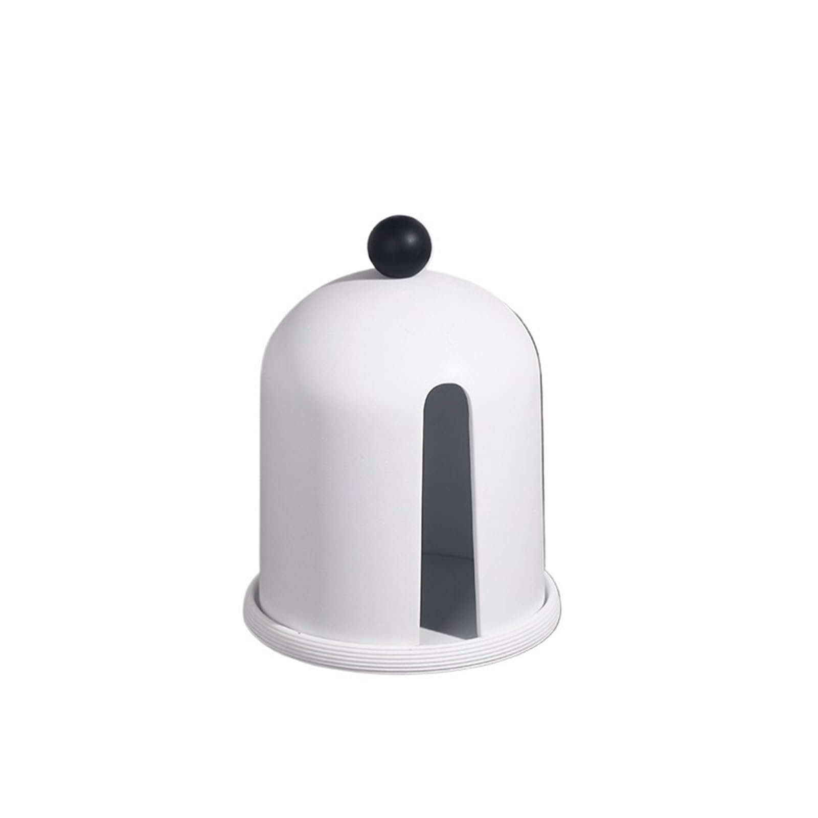 Tissue Case Living Room Sandstone Tissue Box Hotel Restaurant Creative Desktop Napkin Facial Dispenser Tissue Dispenser(White)