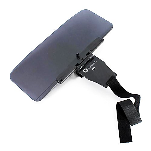 Zone Tech Car Anti-Glare Tinted Windshield Extender – Black Premium Quality Anti-Glare Sun & UV Rays Block Visor Extender
