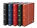 LINDNER Das Original Elegant Stamp Binder with 60 White Pages, 230 x 305 mm, Red