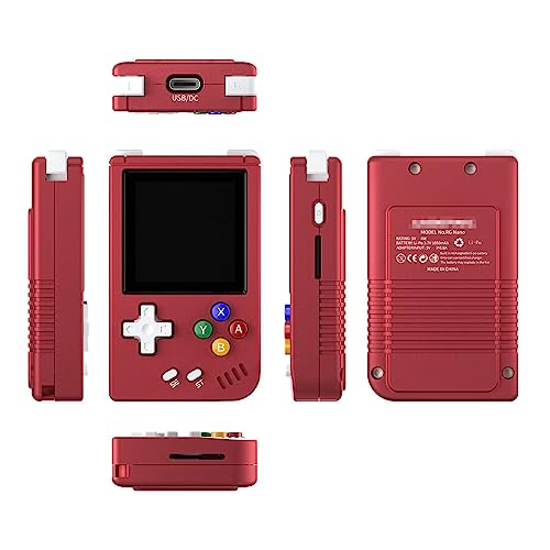 ECIS RG Nano Portable Mini Consola de Juegos Portátil, 1.54 Pulgadas 64G Juegos de Mano Portátil, Consola de Juegos de Mano Retro, Videojuegos Arcade Consola